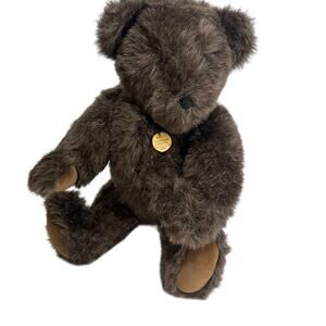 Vintage zoolatana Montana brown fully jointed teddy bear 1985